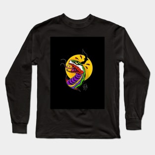 Joker Snake Tattoo Long Sleeve T-Shirt